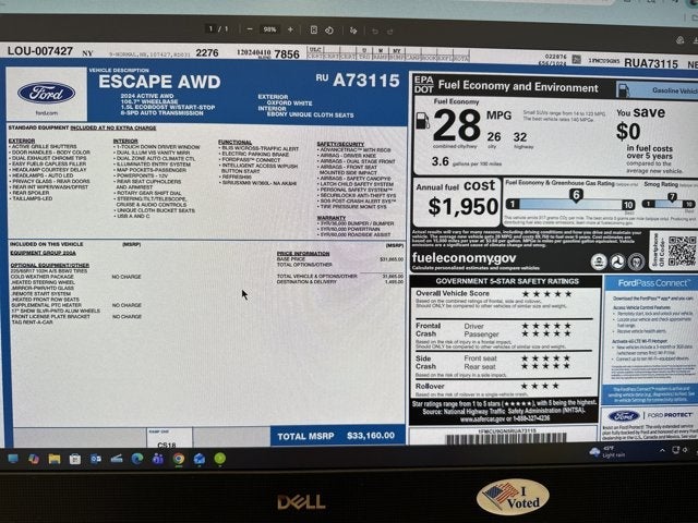 2024 Ford Escape Active