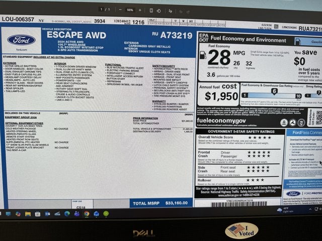 2024 Ford Escape Active