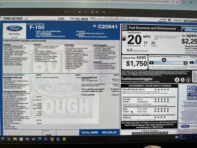 2022 Ford F-150 Base