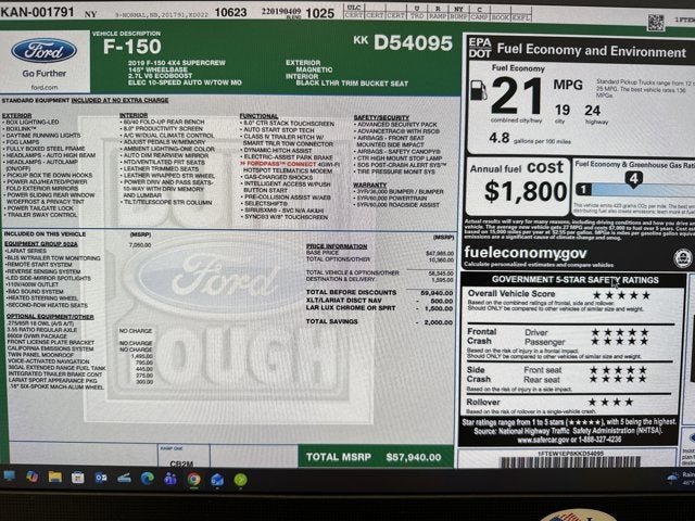 2019 Ford F-150 Base