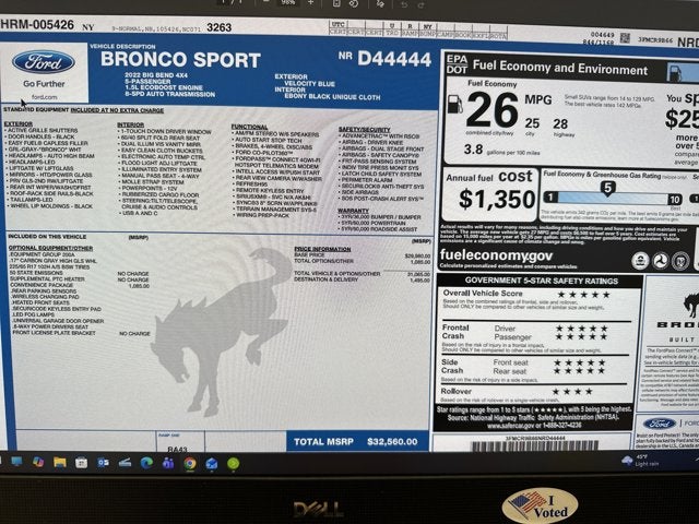 2022 Ford Bronco Sport Big Bend