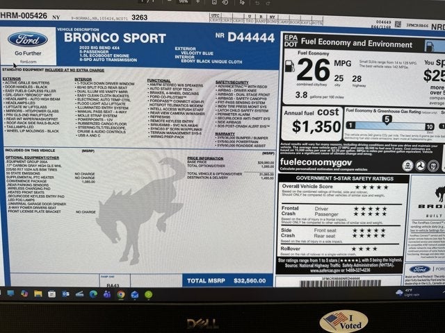 2022 Ford Bronco Sport Big Bend