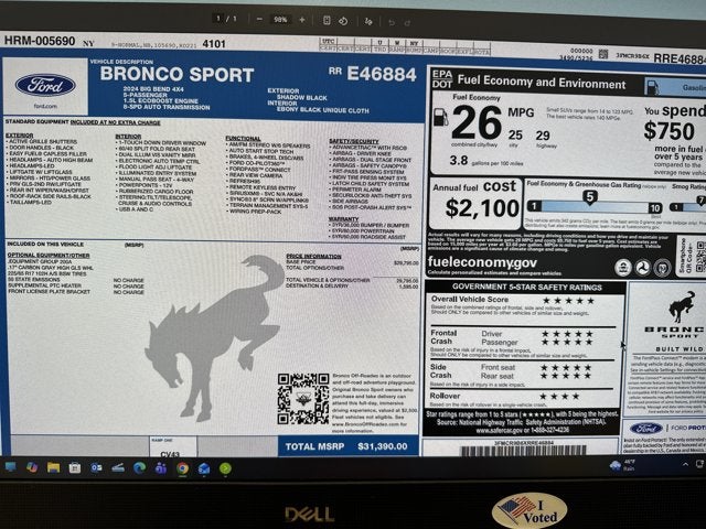 2024 Ford Bronco Sport Big Bend