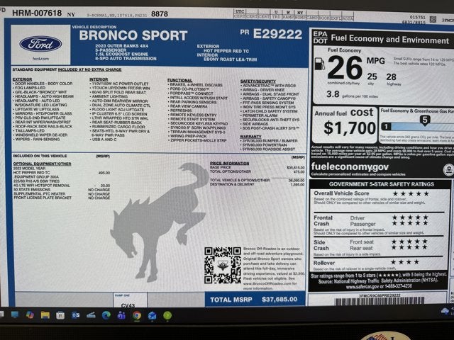 2023 Ford Bronco Sport Outer Banks