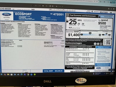 2022 Ford EcoSport S